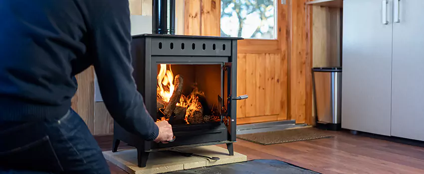 Open Hearth Wood Fireplace Installation in Fremont, NE