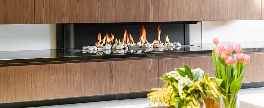 Double-height Fireplace Design Refurbishment in Fremont, Nebraska